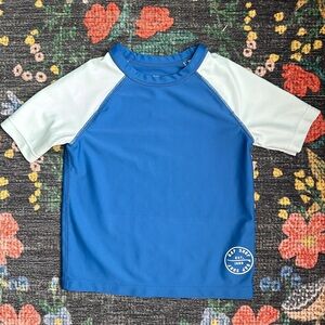 Gap Toddler Blue Short-Sleeve Rashguard, Size 12-18 Months